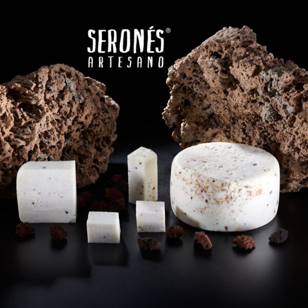 Queso de cabra semicurado con trufa 450gr aprox