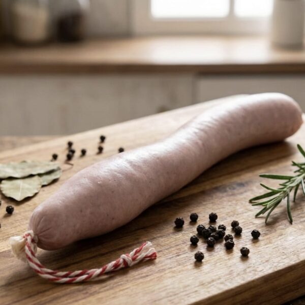 Salchichón cocido al ajillo artesanal 200gr