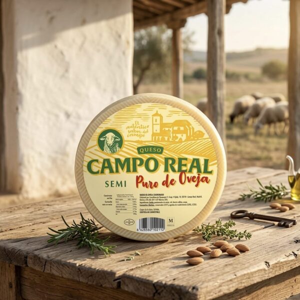 Queso Campo Real Oveja semi 3kg aprox